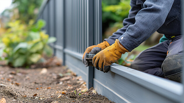 Errichtung eines Sichtschutzes